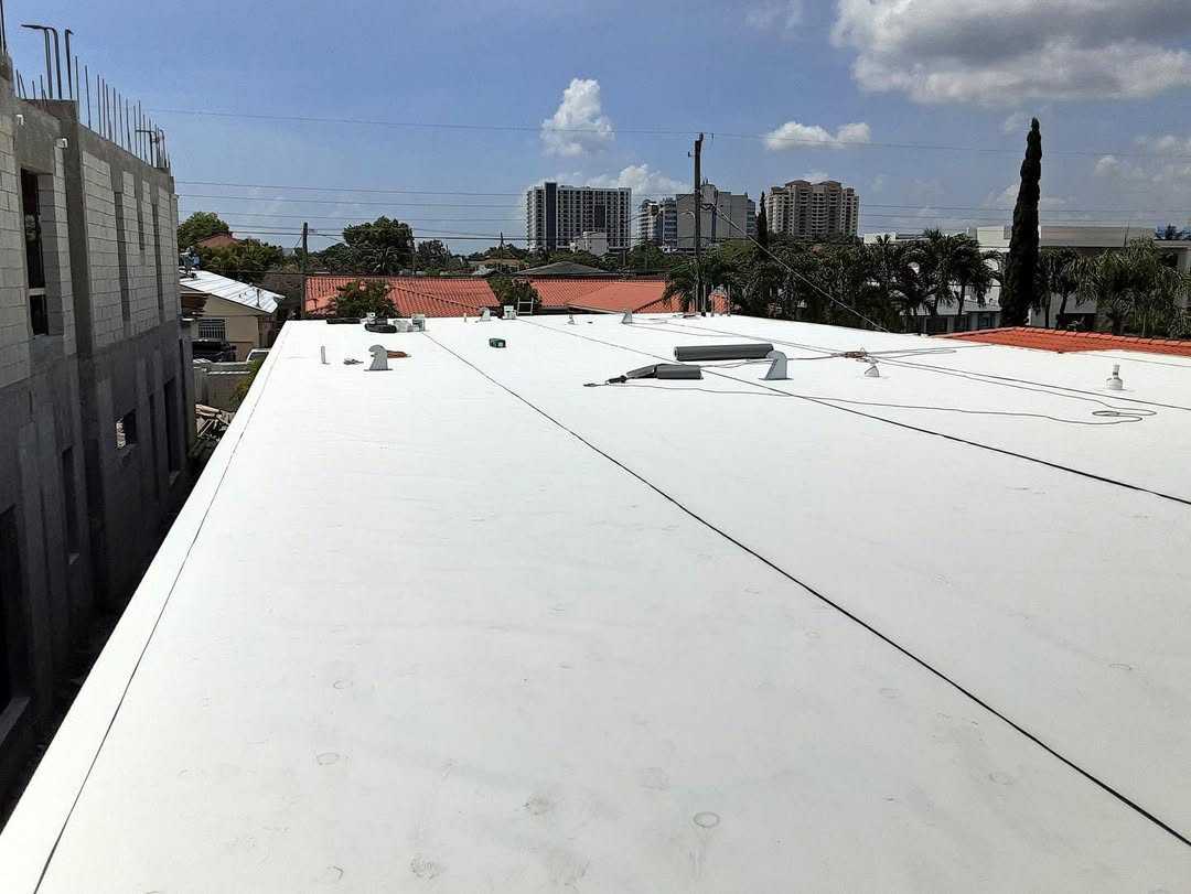 Commercial roofing crew on site, Legacy Peak Roofing & Construction, New Jersey